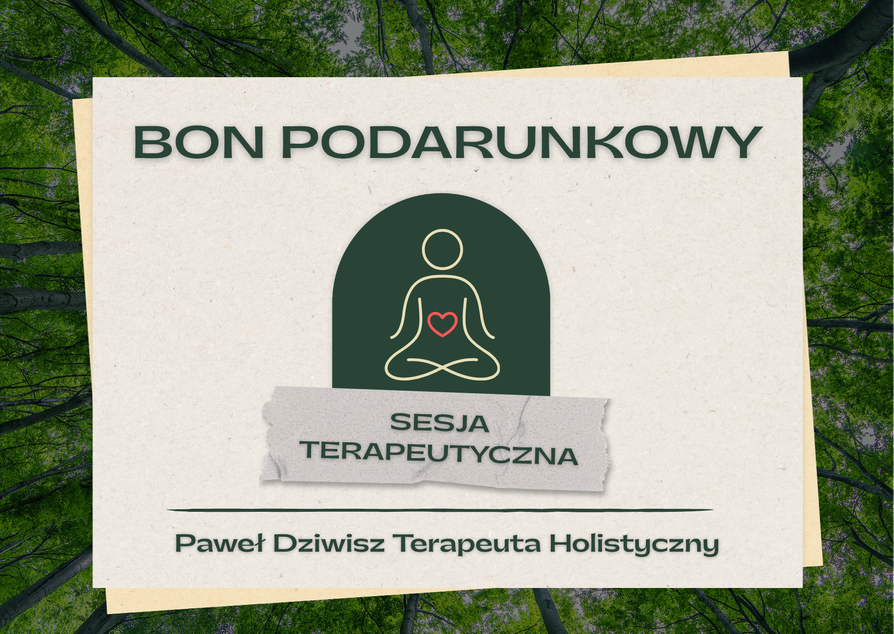 Karta podarunkowa Sesja Terapeutyczna